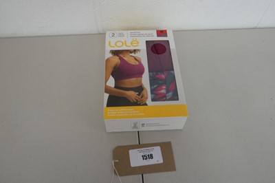 Lot 1518 - Approx. 15 boxes of women's sports bras by Lole
