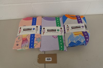 Lot 1528 - Approx. 20 children's 4 piece pyjama sets by...