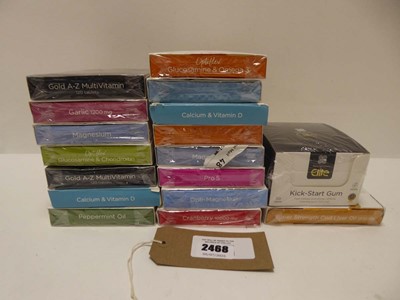 Lot 2468 - Selection of various Healthspan supplements