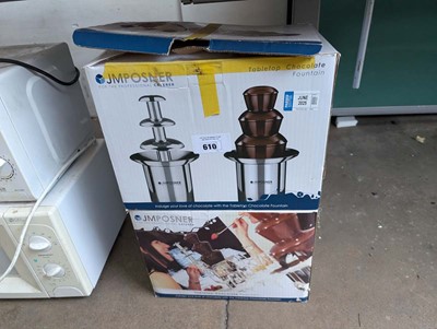 Lot 610 - 2 JM Posner chocolate fountains
