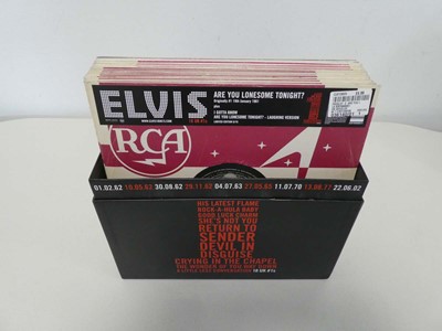 Lot Elvis Presley's Number 1s eighteen 10" singles...