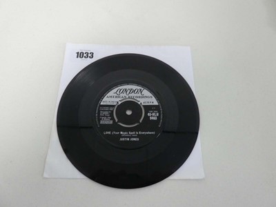 Lot 7" vinyl release by Justin Jones called Dance...