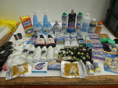 Lot 3632 - Finish rinse aid, Oven cleaner, Fabric fresh,...