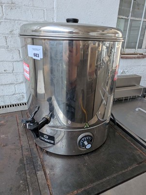 Lot 683 - Chefmaster electric tea urn (Failed electrical...