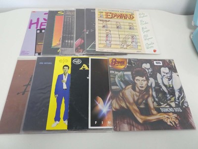 Lot 12 vinyl albums incl. David Bowie, Jimi...
