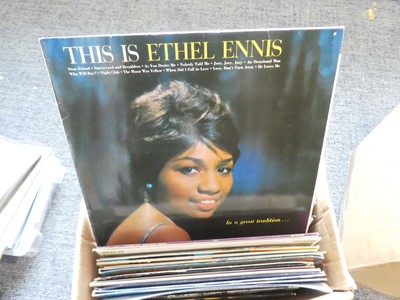 Lot Box of vinyl albums incl. Ella Fitzgerald