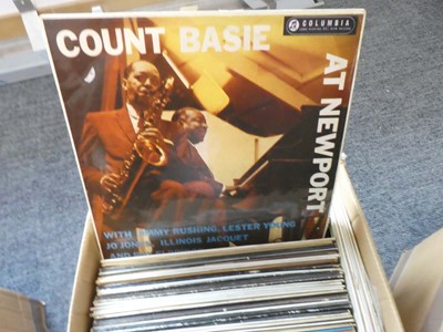 Lot Box of vinyl albums incl. Count Baisey