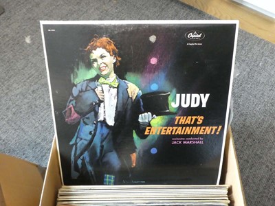 Lot Box of vinyl albums incl. Judie Garland
