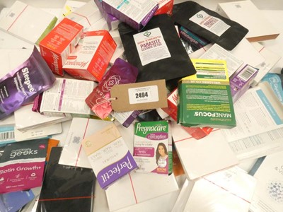 Lot 2494 - Assorted packs of vitamin and mineral supplements
