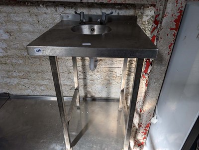 Lot 700 - 60cm stainless steel hand basin