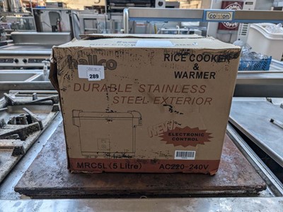Lot 705 - Hallco durable stainless steel 5L rice cooker...