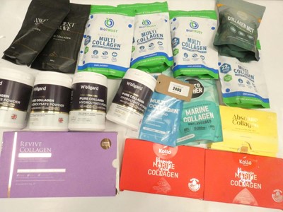Lot 2495 - Selection of collagen support powders and...