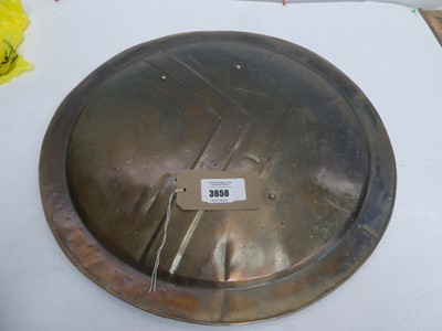 Lot 3650 - Brass Spartan round shield