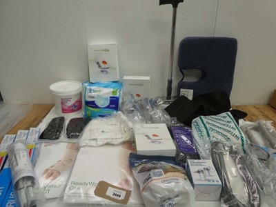 Lot 3669 - Healthcare products including walking sticks,...