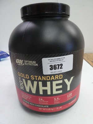 Lot 3672 - Optimum Nutrition Gold Standard 100% whey