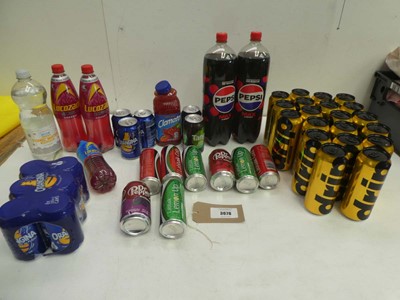Lot 3678 - Pepsi Max, Drip mineral water, Lucozade,...