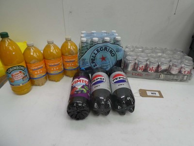 Lot 3679 - Diet Coke, Pepsi, Vimto, Sparkling water and...