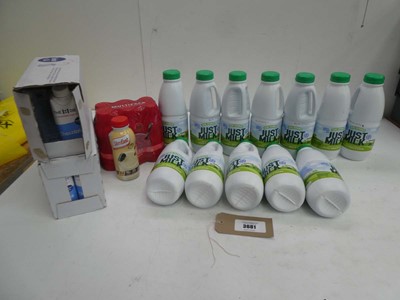 Lot 3681 - Semi Skimmed Just Milk, Slimfast shakes and...