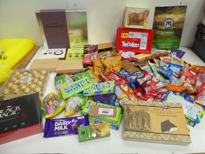 Lot 3682 - Confectionery including selection boxes, candy,...