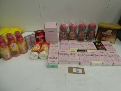 Lot 3687 - Nescafe instant coffee, Grind & L'Or coffee...