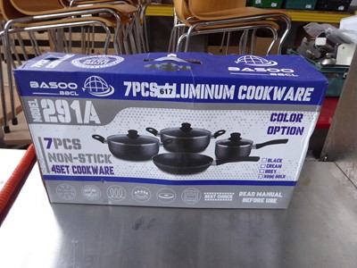 Lot 617 - 7 piece aluminium cookware set