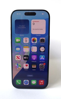 Lot 1010 - Apple iPhone 16 Pro, Black Titanium, 128GB,...