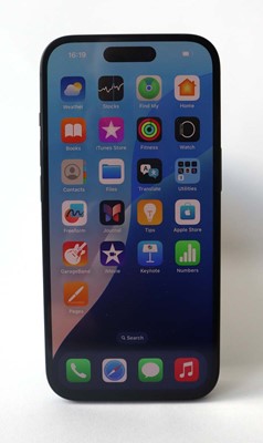 Lot 1014 - Apple iPhone 15, Black, 128GB, model A3090,...