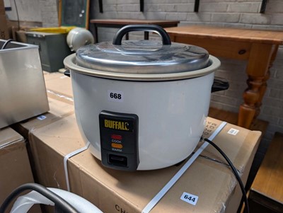 Lot 668 - Buffalo large rice cooker