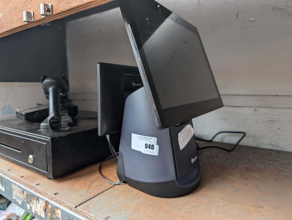 Lot 946 - Epos Now touch screen Epos system with cash...