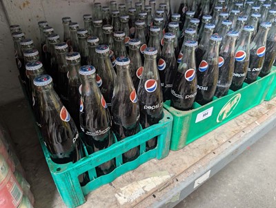 Lot 954 - 2 shelves of various soft drinks (This lot may...