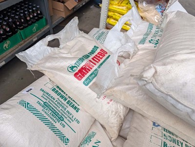 Lot 956 - Pallet of Ijeu Garri, yam flour, and possibly...