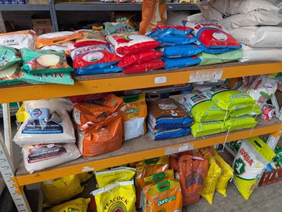 Lot 958 - 3 shelves of basmati rice, fragrant rice,...