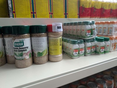 Lot 966 - Shelf of various seasoning (This lot may...