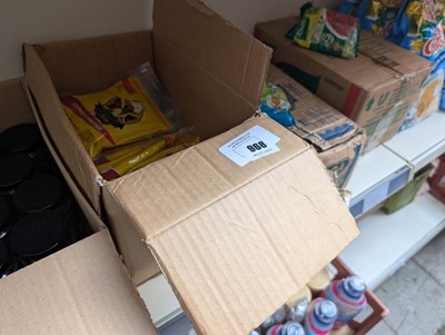 Lot 968 - Shelf of maize and soya protein, seasoning,...