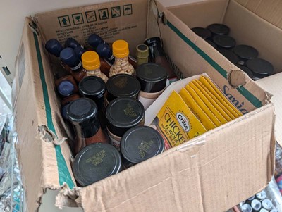 Lot 968 - Shelf of maize and soya protein, seasoning,...
