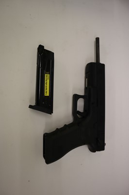 Lot 1555 - (S37) 6mm BB Glock 18C airsoft pistol in STAR...