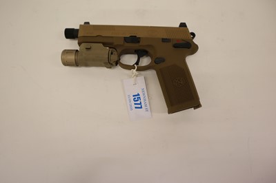 Lot 1577 - (S37) FNH USA FNX-45 Tactical airsoft pistol...