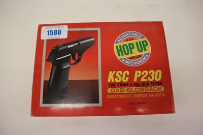 Lot 1580 - (S37) KSC P230 compact airsoft pistol, boxed...