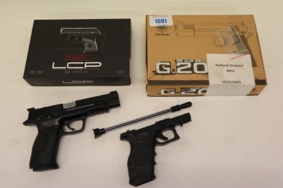 Lot 1591 - (S37) 4x airsoft weapons including; Tokyo...