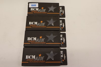 Lot 1593 - 4x BCM Air M4 airsoft magazines, each boxed