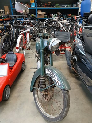Lot (866 UNO) 1961 Excelsior Consort motorcycle in...
