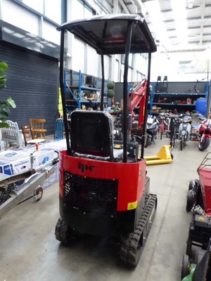 Lot 4340 - JPC 1 tonne mini digger with bucket and...