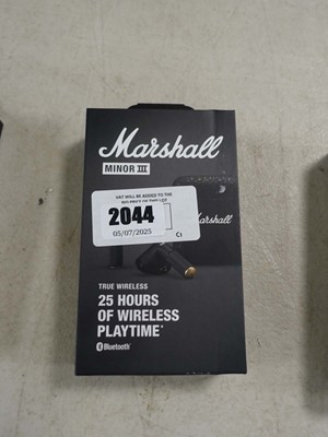 Lot 2044 - Boxed pair of Marshall Minor III Bluetooth...