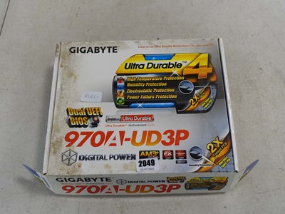Lot 2049 - Gigabyte 970AUD3P Ultra Durable Motherboard boxed