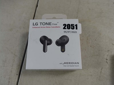 Lot 2051 - Boxed pair of LG Tone Free Enhanced Active...