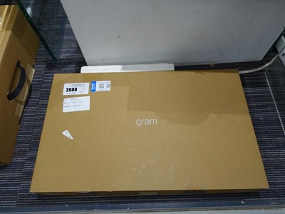 Lot 2088 - LG Gram Notebook PC, with intel core Ultra 5...
