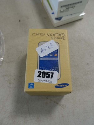 Lot 2057 - Boxed Samsung Galaxy Young 2 mobile phone