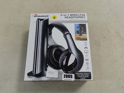 Lot 2065 - Boxed pair of Accelerate 5-in-one wireless...