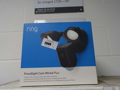 Lot 2066 - Boxed Ring Floodlight Cam Wired Plus
