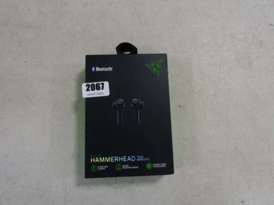 Lot 2067 - Boxed pair of Razer Hammerhead True Wireless...